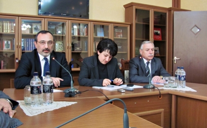 The NKR Minister of Foreign Affairs visited the Artsakh State University