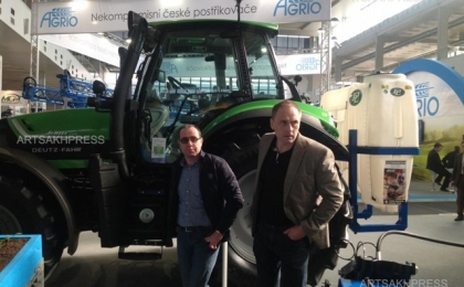 The Director of the Support Fund of Village and Agriculture of the NKR Ashot Bakhshyan partook in the International Agriculture Exhibition in Brno