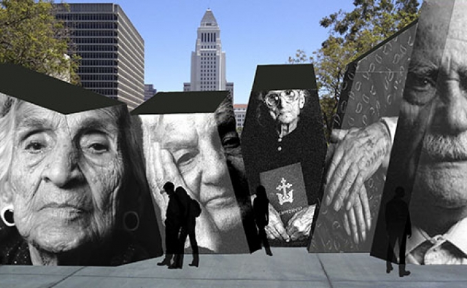 В городском сквере Лос-Анджелеса разместят фотографии очевидцев Геноцида армян