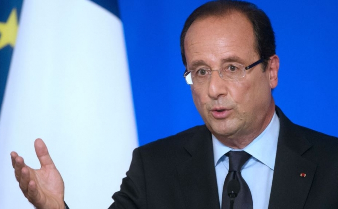 François Hollande: Armenian Genocide recognition is act of peacefulness
