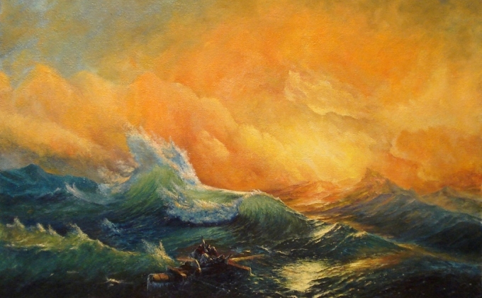 Aivazovsky’s Ninth Wave included in list of 10 best paintings