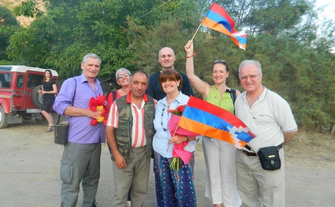 Baroness Caroline Cox organized pilgrimage to Artsakh