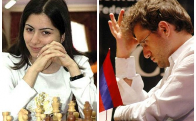 Levon Aronian and Lilit Mkrtchian draw at European Chess Club Cup