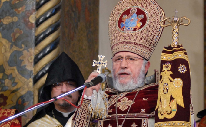 Catholicos of All Armenians Departs for Great Britain