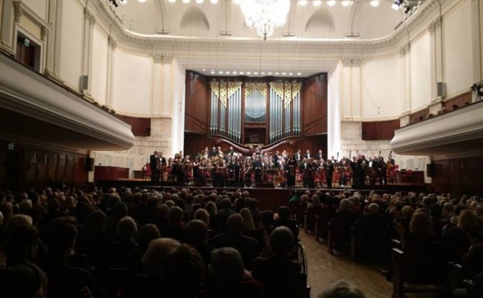 Armenian National Philharmonic Orchestra gave concert in memory of Armenian Genocide’s anniversary in Poland