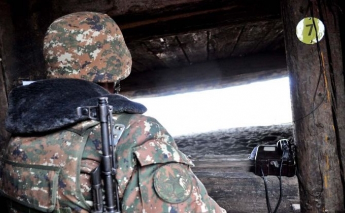 Last night relative peace prevailed in contact line of  Karabakh-Azerbaijani opposing armies