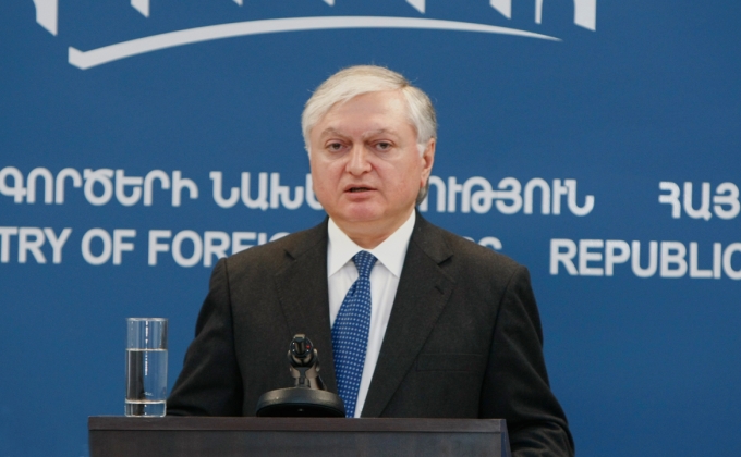 Edward Nalbandian to meet with Minsk Group Co-chairs in Germany