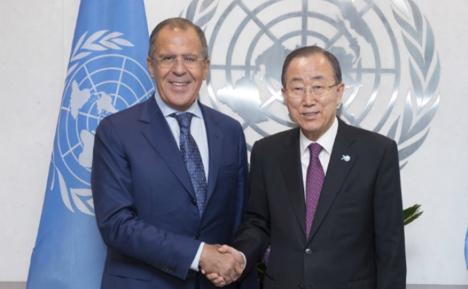 U.N. Secretary General Ban Ki-moon to meet Russian FM Lavrov in Geneva