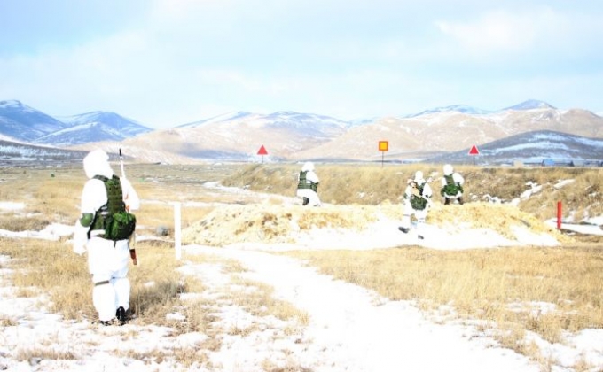 Разведчики ЮВО приступили к учениям в горах Армении