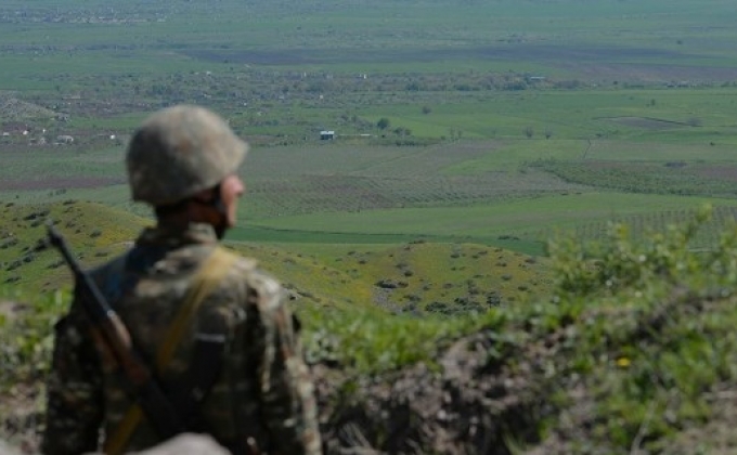 На армяно-азербайджанской границе противник произвел в направлении армянских боевых постов автоматную очередь беспорядочного характера