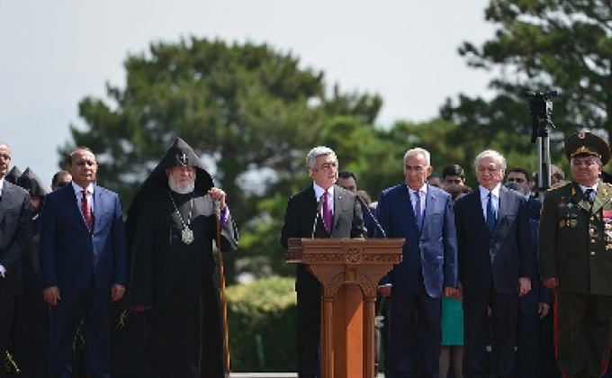 Armenian nation paid heavy price for independence: Serzh Sargsyan