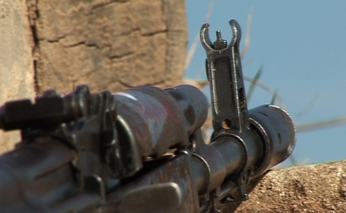 Azerbaijan fires sniper rifles and AOP-17 grenade launcher at Nagorno Karabakh line of contact