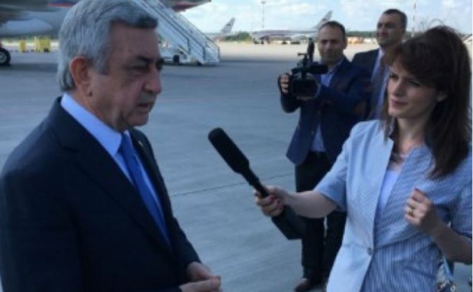 President Sargsyan speaks about his expectations from St. Petersburg meeting