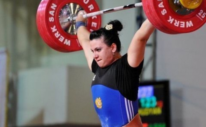 Weightlifter Hripsime Khurshudyan temporarily disqualified