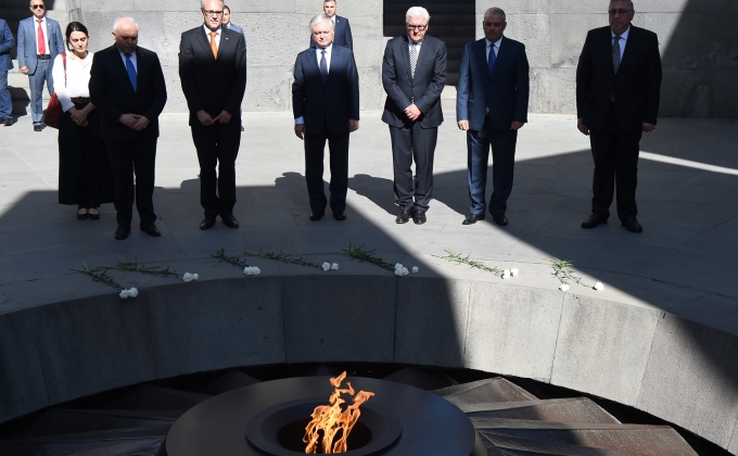 Frank-Walter Steinmeier visits Armenian Genocide Memorial