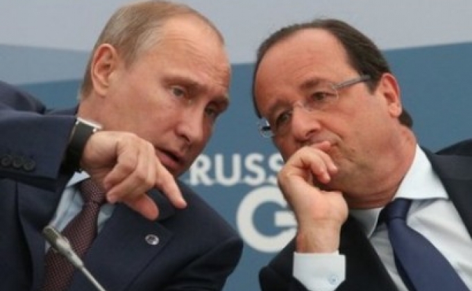 Путин и Олланд обсудили карабахский вопрос