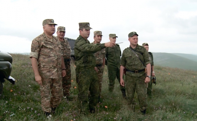 ՀՀ ԶՈւ և ՌԴ ԶՈւ Զորքերի միացյալ խմբավորման հրամանատարությունն անցկացրել է դաշտային վարժանք