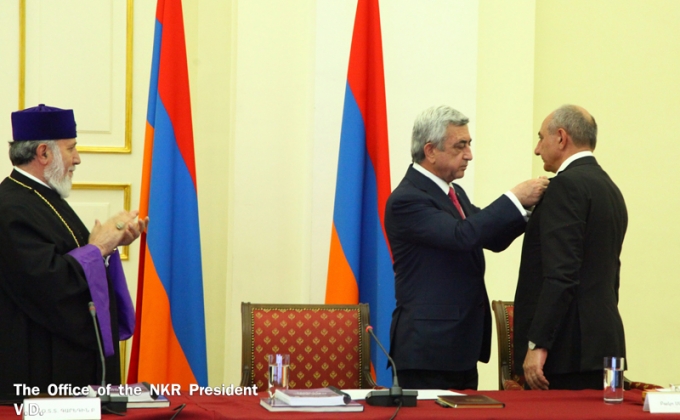 Серж Саргсян и Бако Саакян провели встречу с руководителями ряда действующих в Диаспоре структур