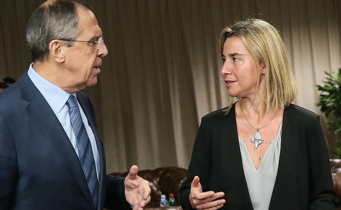 Lavrov, Mogherini discuss Syrian settlement over phone