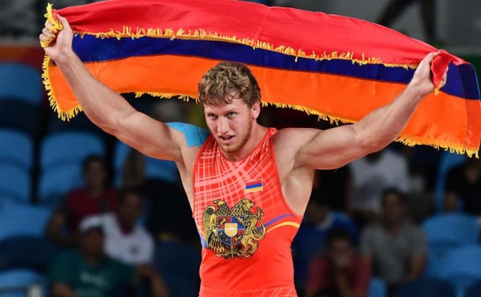 Олимпийский чемпион Артур Алексанян празднует 25-летие