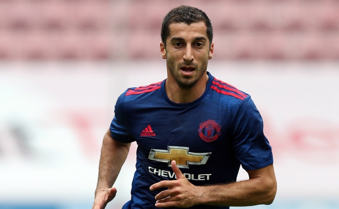 Mkhitaryan trains alone in Manchester’s Aon Complex