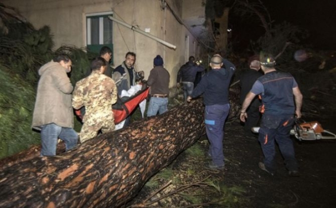 Powerful storm claims two lives in Italy

