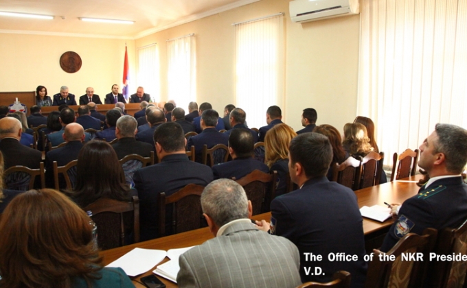 Bako Sahakyan partook at a solemn event dedicated to the Day of  Public Prosecutor's Office