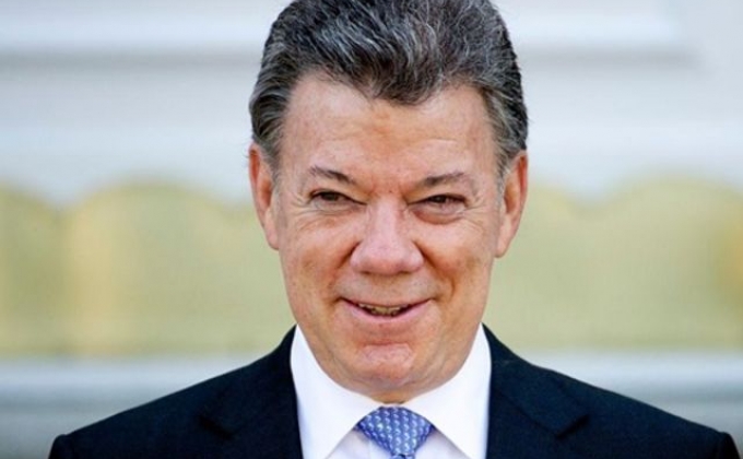 Օսլոյում Կոլումբիայի նախագահին հանձնել են Խաղաղության Նոբելյան մրցանակը