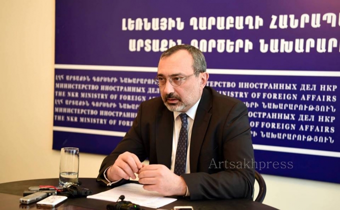 There is no any defeatist mood on the political agenda of Artsakh: NKR FM