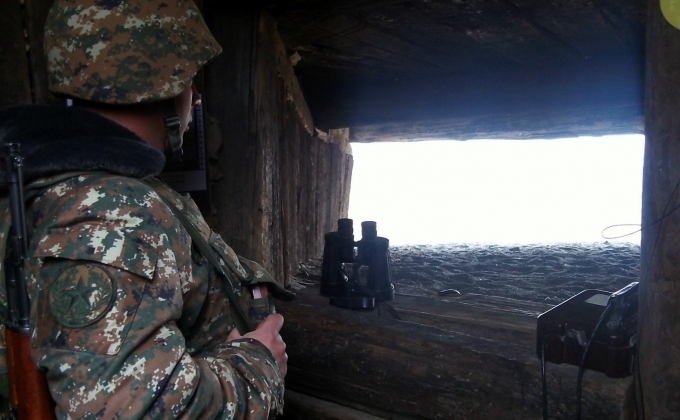 На карабахско-азербайджанской линии соприкосновения противник применил гранатомёт
