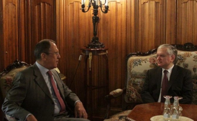 Nalbandian, Lavrov discussed NK conflict in Moscow