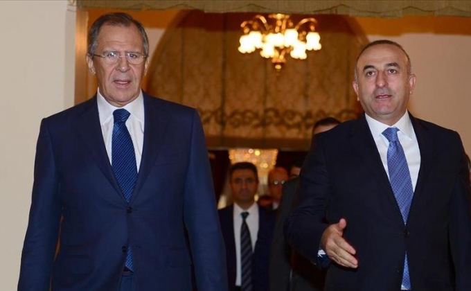 Russian, Turkish FMs discuss Astana talks on Syria