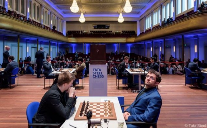 Tata Steel Chess. Լեւոն Արոնյան vs Ռադոսլավ Վոյտաշեկ