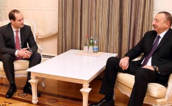 Վրաստանի ԱԳ նախարարին ընդունել է Ադրբեջանի նախագահը