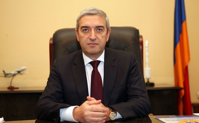 Armenia transport, communication, IT minister heads for Germany