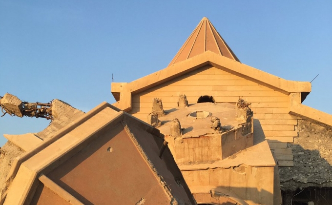 «Իսլամական պետության» ահաբեկիչները քանդել են Մոսուլի հայկական եկեղեցին