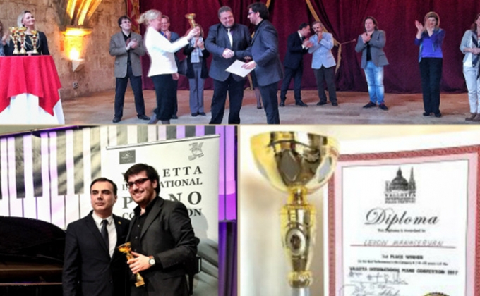 Դաշնակահարների միջազգային մրցույթում Արմեն-Լևոն Մանասերյանը արժանացել է Առաջին մրցանակի և Գավաթի
