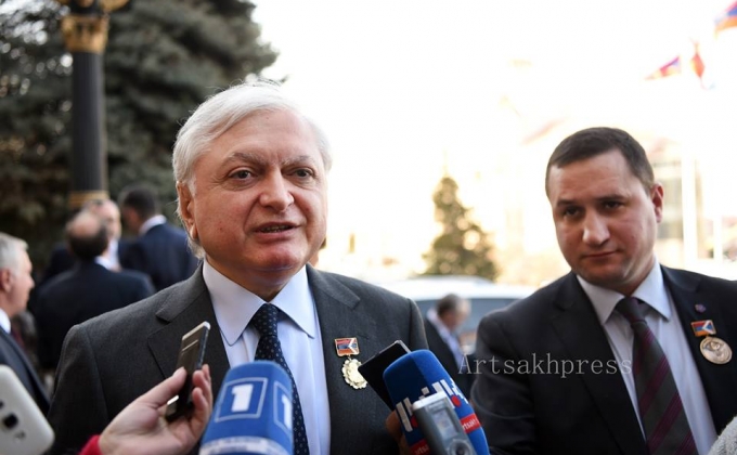 Edward Nalbandian does not rule out recognition of Artsakh’s independence by one state till end of year