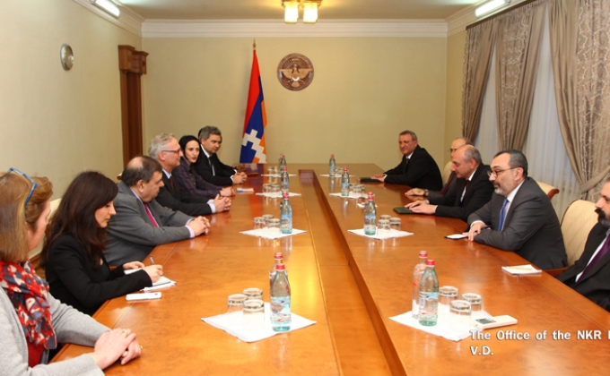 President of Artsakh receives Belgian parliamentarians