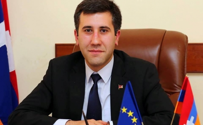 Ruben Melikyan meets with Rhode Island government officials