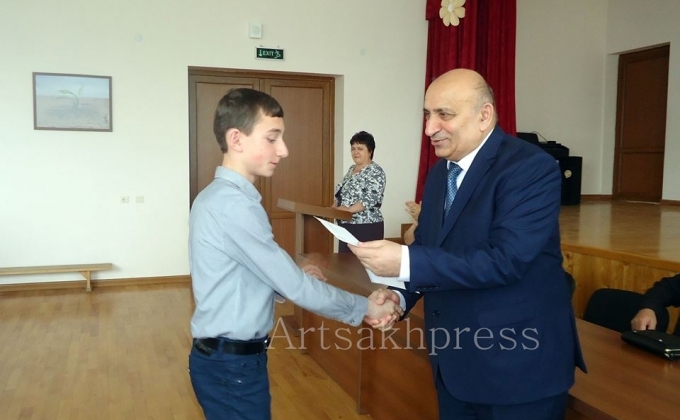 Results of Republican school Olympiad summed up in Stepanakert