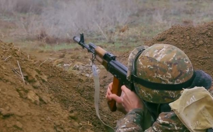Azerbaijani forces fire more than 350 shots at Artsakh line of contact