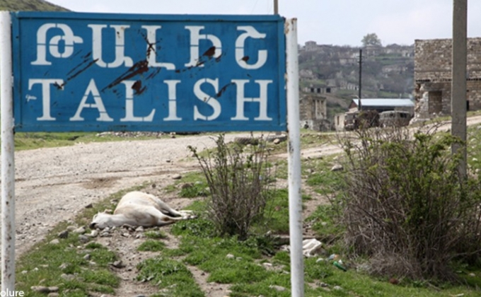 Around 20 people live in Talish village, Artsakh: re-settlement issue to be solved with time