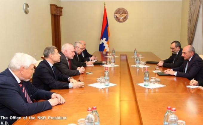 Artsakh Republic President Bako Sahakyan received the OSCE Minsk Group co-chairs