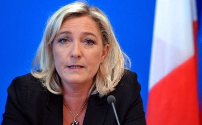 France must assist int’l recognition of Armenian Genocide, says presidential candidate Marine Le Pen