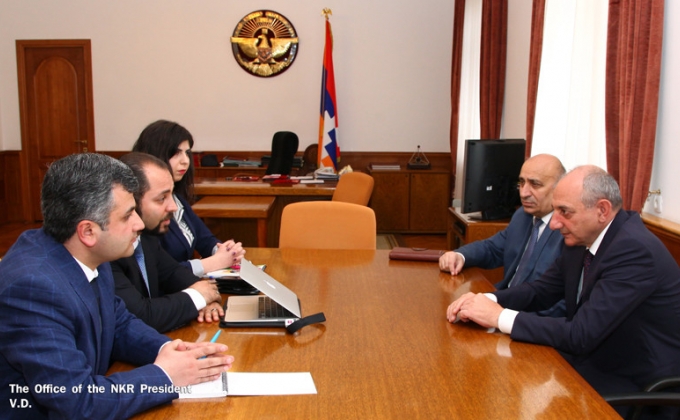 Bako Sahakyan received a group of representatives of the 