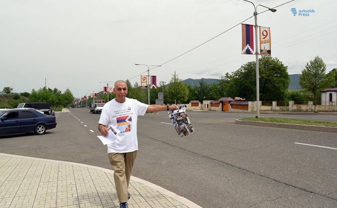  American-Armenian Georgek Anjargolian will overcome Stepanakert –Berdzor road on foot