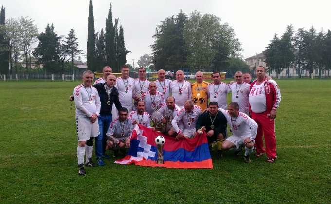 Ветераны футбольной команды Арцахa стали победителями международного турнира