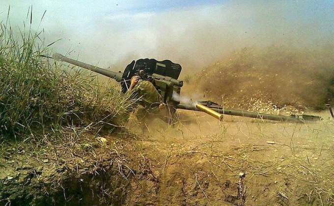 Azerbaijan used mortar, grenade launcher, cannon at night