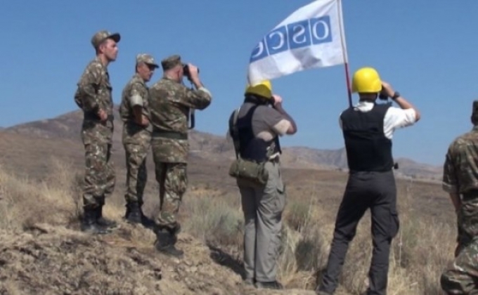 На линии соприкосновения ВС Нагорного Карабаха и Азербайджана состоялся мониторинг ОБСЕ